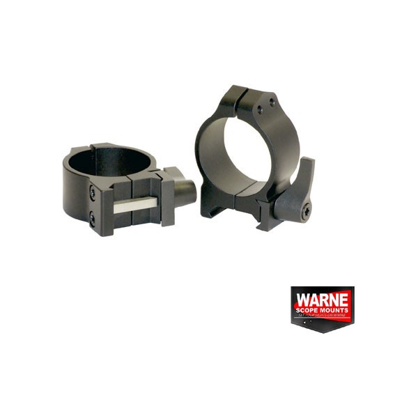 WARNE SCOPE MOUNTS XX SET RING QUICK WEAVER 30MM OBIECTIV 24-42MM
