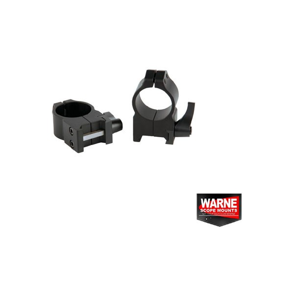 WARNE SCOPE MOUNTS XX SET RING QUICK WEAVER 30MM OBIECTIV 50-56MM