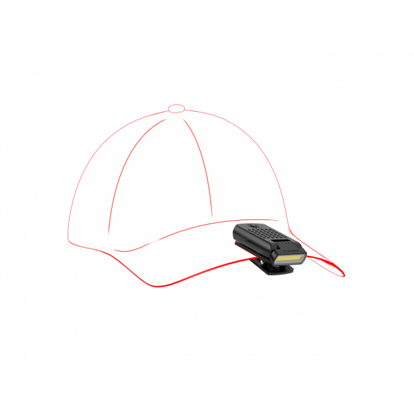 LANTERNA W1R WORK BLACK 220LM+USB