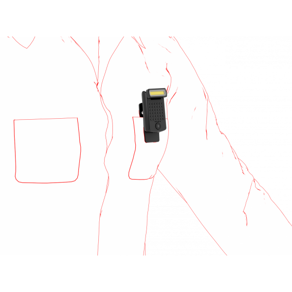 LANTERNA W1R WORK BLACK 220LM+USB