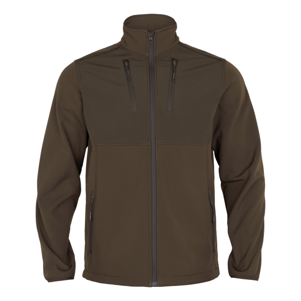 Härkila Scandinavian Softshell Jacketa - Willow green/Shadow brown