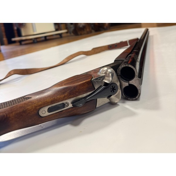 IZH-43 cal. 12, țevi juxtapuse 71 cm, 2 trăgace