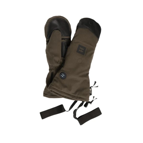 Mănuși de vânătoare cu încălzire Härkila Heat HSP Fold-Back Mittens, Hunting Green