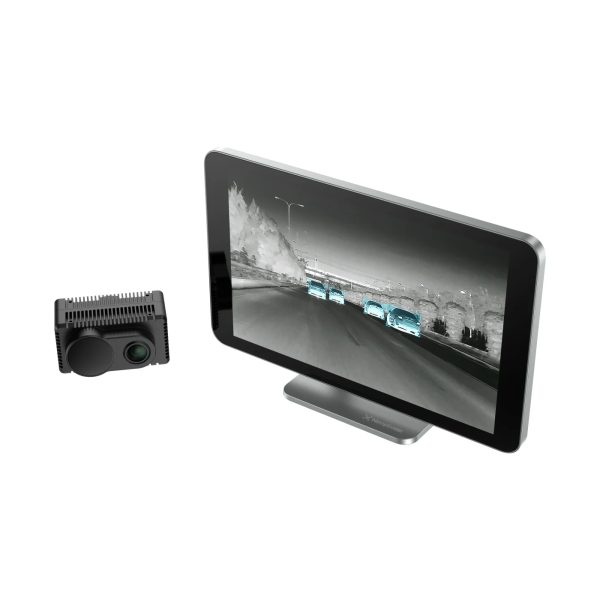 Cameră auto Nocpix NS7 cu termoviziune și imagine în lumină vizibilă, cu funcții de avertizare