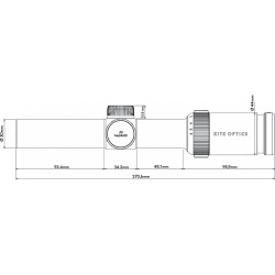 Luneta Kite Optics Luneta K6 Hd 1,6-10x42/ira4i/30mm