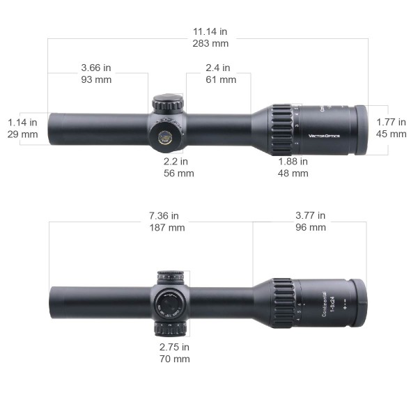 Luneta Vanatoare Vector Continental x6 1-6x24 G4 Hunting