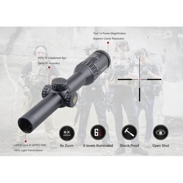 Luneta Vanatoare Vector Continental x6 1-6x24 G4 Hunting