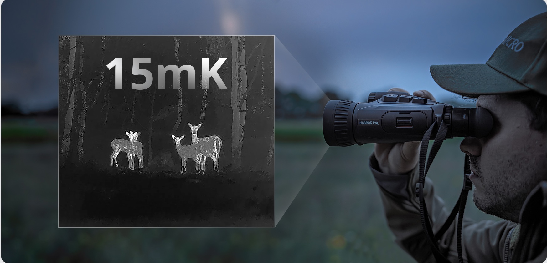 HIKMICRO HABROK Pro NETD sub 15mK sensibilitate termica