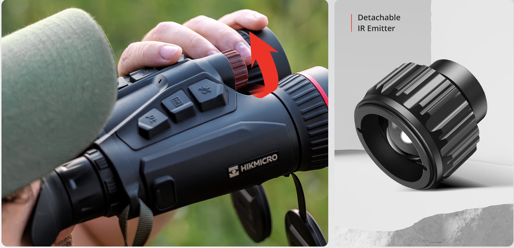 HIKMICRO HABROK Pro emitator IR detasabil